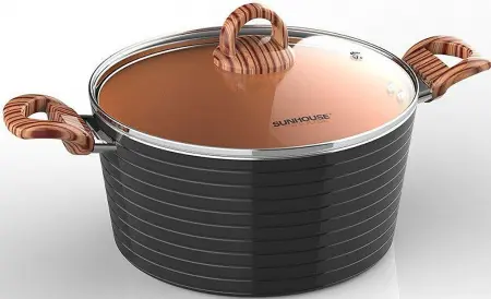 Nồi Sunhouse Ceramic Đáy Từ SHG2020MCA 20 cm 0