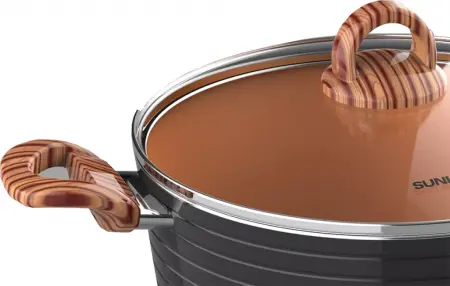 Nồi Sunhouse Ceramic Đáy Từ SHG2018MCA 18 cm 2