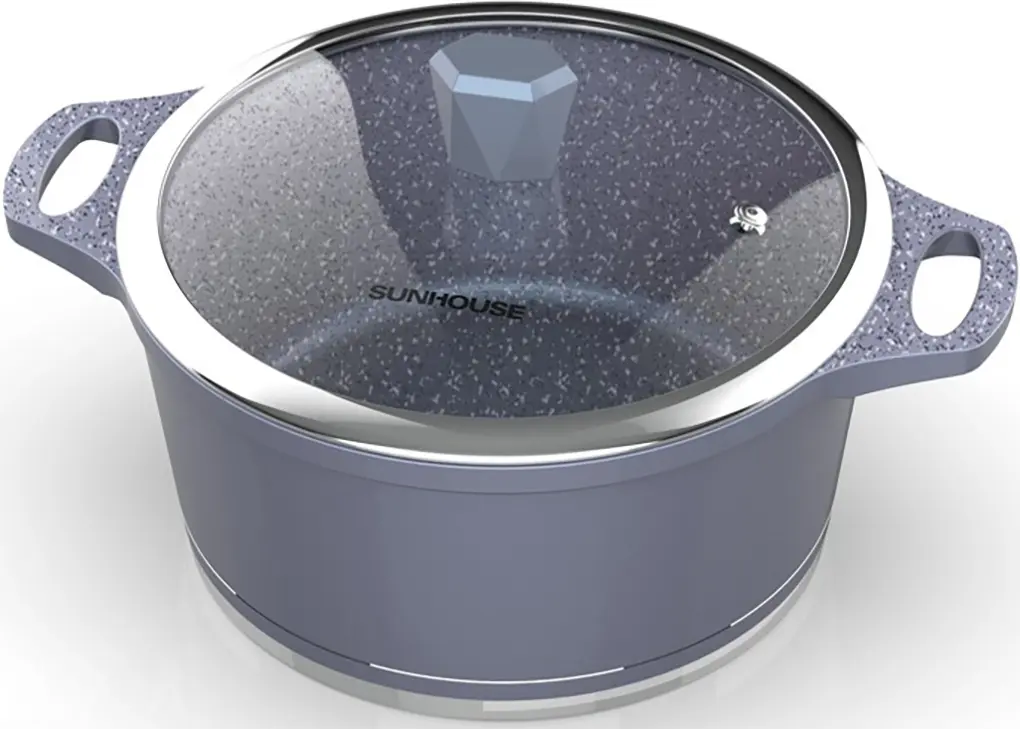 Nồi vân đá đáy từ Sunhouse Mama SHG2024MMA 24 cm 0