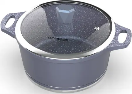 Nồi vân đá đáy từ Sunhouse Mama SHG2024MMA 24 cm 0
