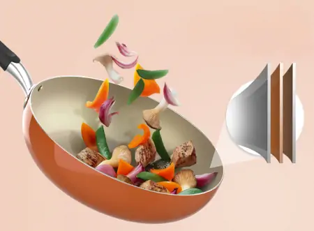 Chảo sâu lòng đáy từ Sunhouse SHG1228MCB 28 cm 3