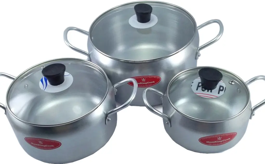 Bộ nồi 3 món King Cook HT06KC 16-20-24 cm 1