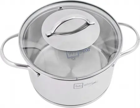 Bộ nồi inox 304 Fivestar Kiểu Silic FS10CG2-x2(16cm)-x2(20cm)-24cm 0 0