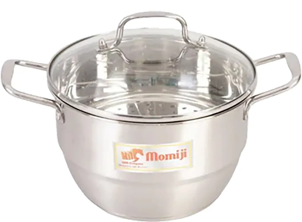 Nồi hấp đa năng Momiji 3Đ Quai Inox MNH-5522 22 cm