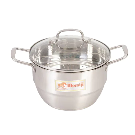 Nồi hấp đa năng Momiji 3Đ Quai Inox MNH-5522 22 cm 0