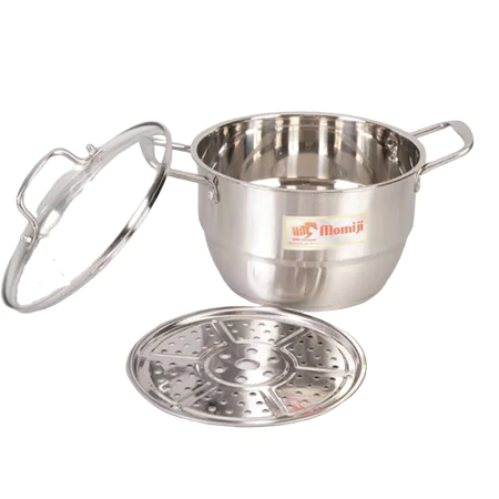 Nồi hấp đa năng Momiji 3Đ Quai Inox MNH-5522 22 cm 3