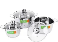 Bộ nồi Cavalli CVL-7879 18-20-24 cm