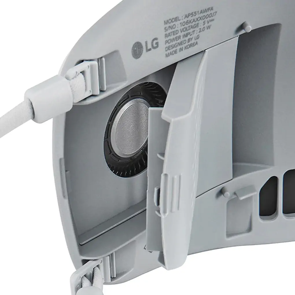 Khẩu Trang Lọc Khí Puricare Thế Hệ 2 AP551AWFA, Màu Trắng 6