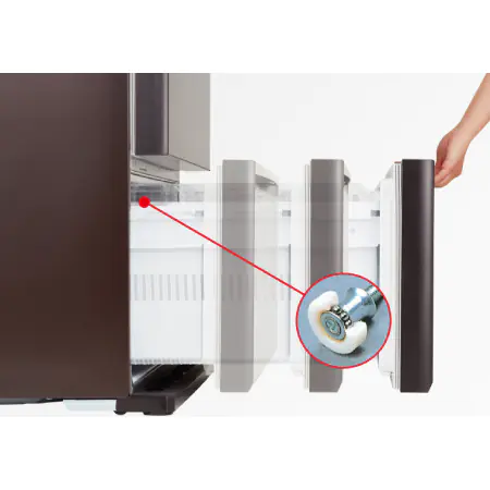 Tủ Lạnh Mitsubishi Inverter 414 Lít MR-V50ER-BRW-V 1