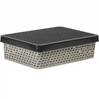 Rổ SENN (XS) Có Nắp HH-2087L Xám