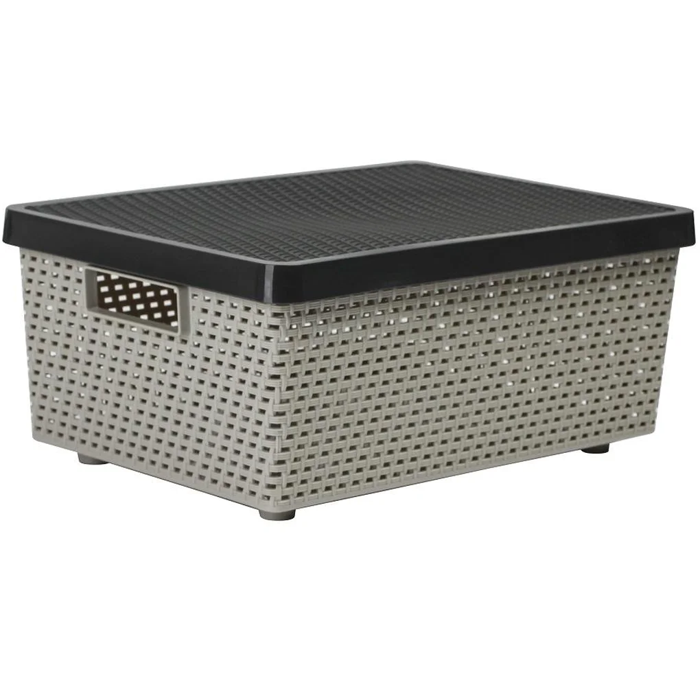 Rổ SENN (L) Có Nắp HH-2095L Xám