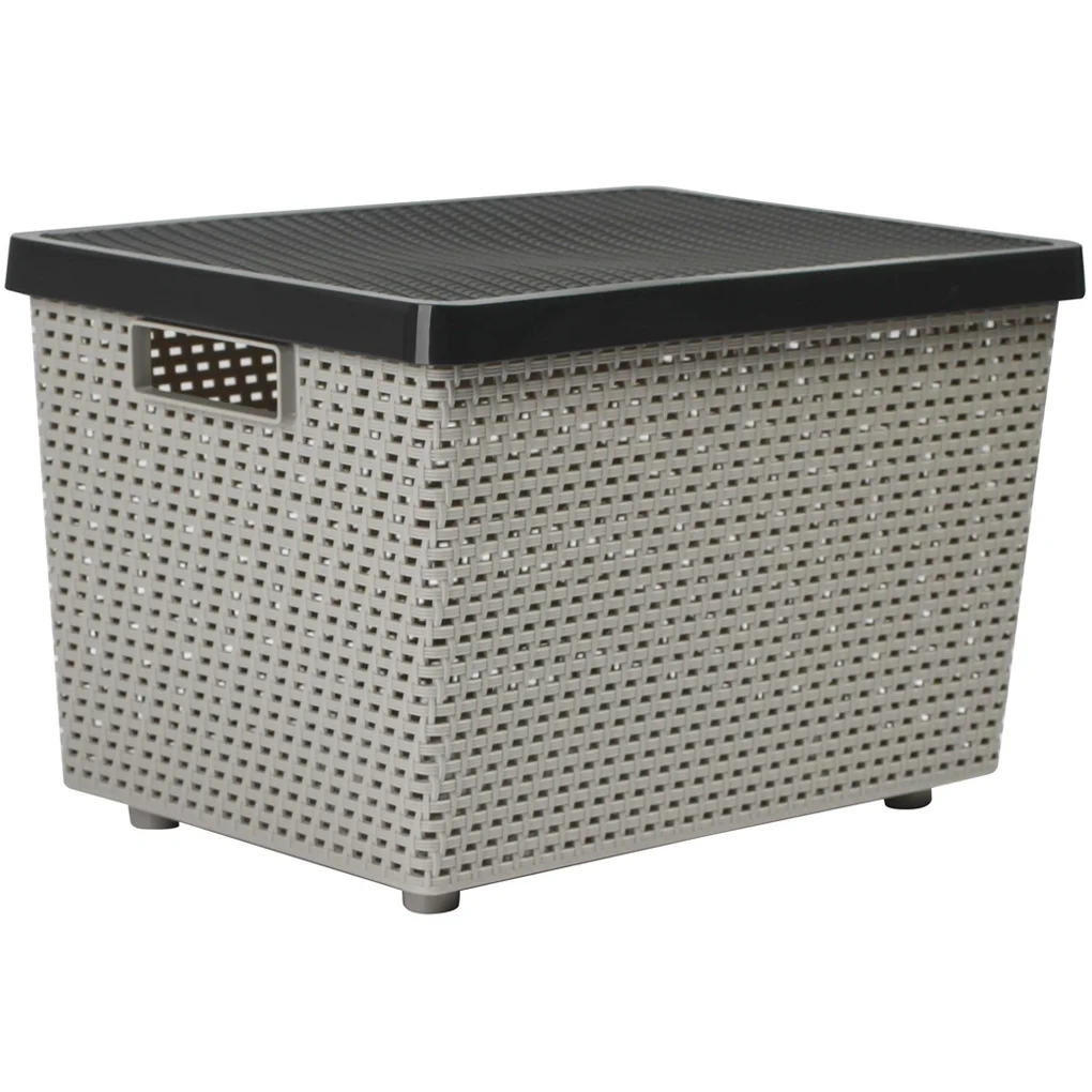 Rổ SENN (XL) Có Nắp HH-2097L Xám