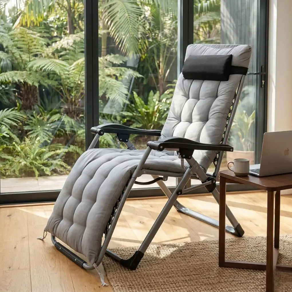 Ghế Xếp Thư Giãn AKIRA ECOC016C Xám