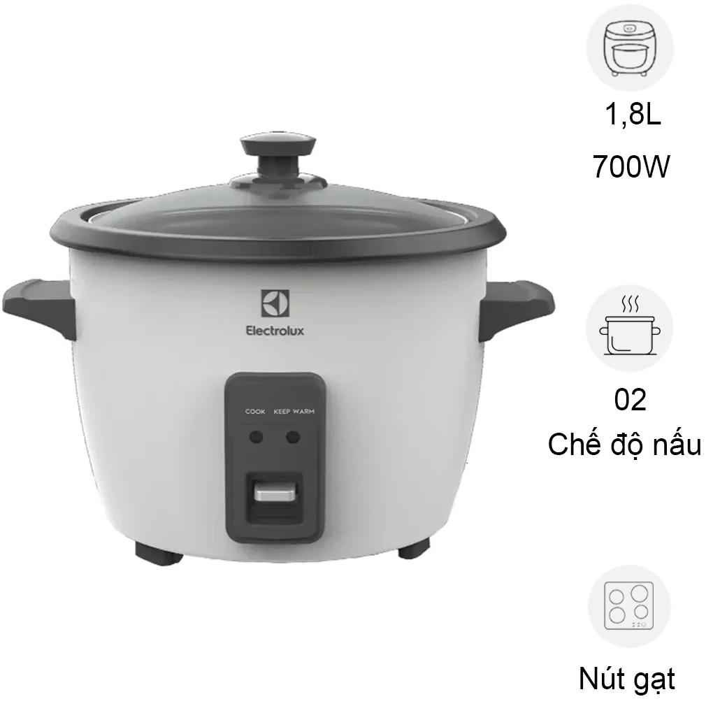 Nồi Cơm Điện Electrolux E2RC1-320W 1.8 lít