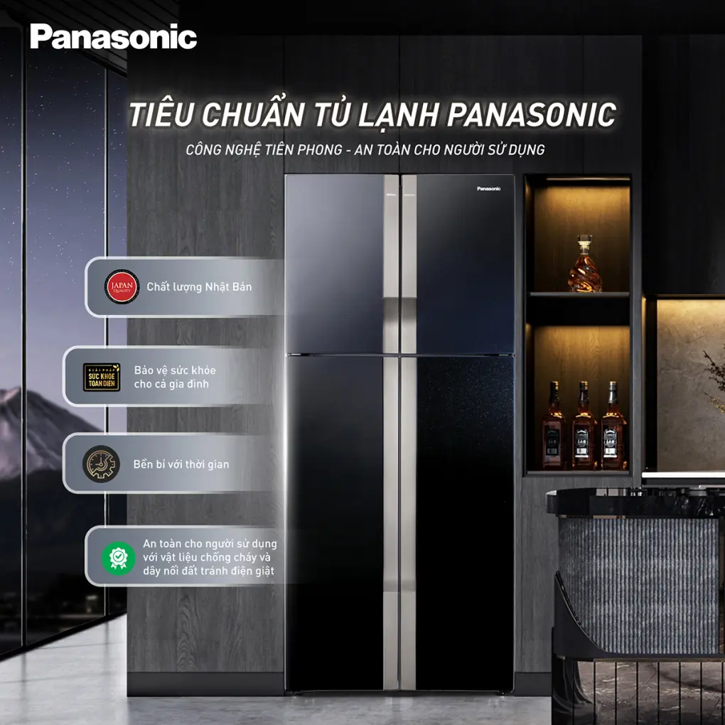 Tủ Lạnh Panasonic Inverter 550 Lít NR-DZ601VGKV 0