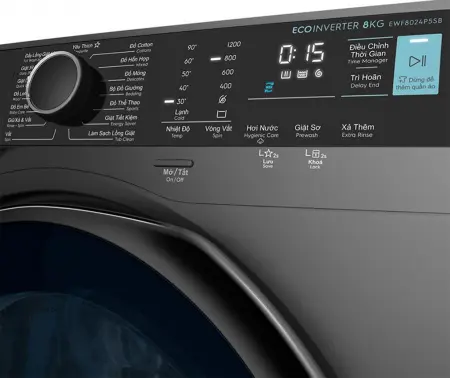 Máy Giặt Electrolux Inverter 8 Kg EWF8024P5SB 2