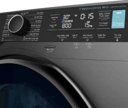 Máy Giặt Electrolux Inverter 9 Kg EWF9042R7SB 2