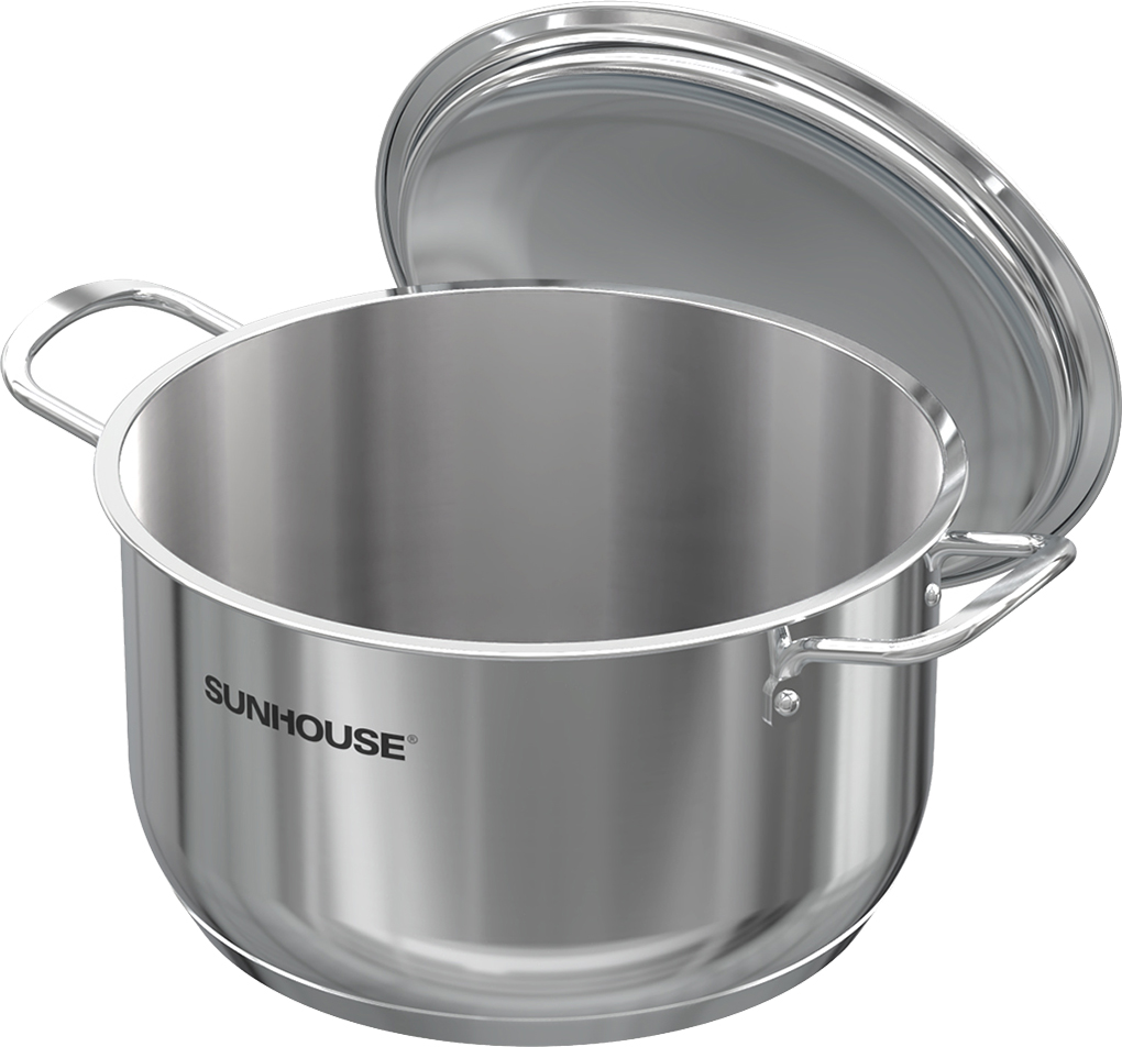 Bộ nồi chảo inox 5 đáy Sunhouse SHG998 1