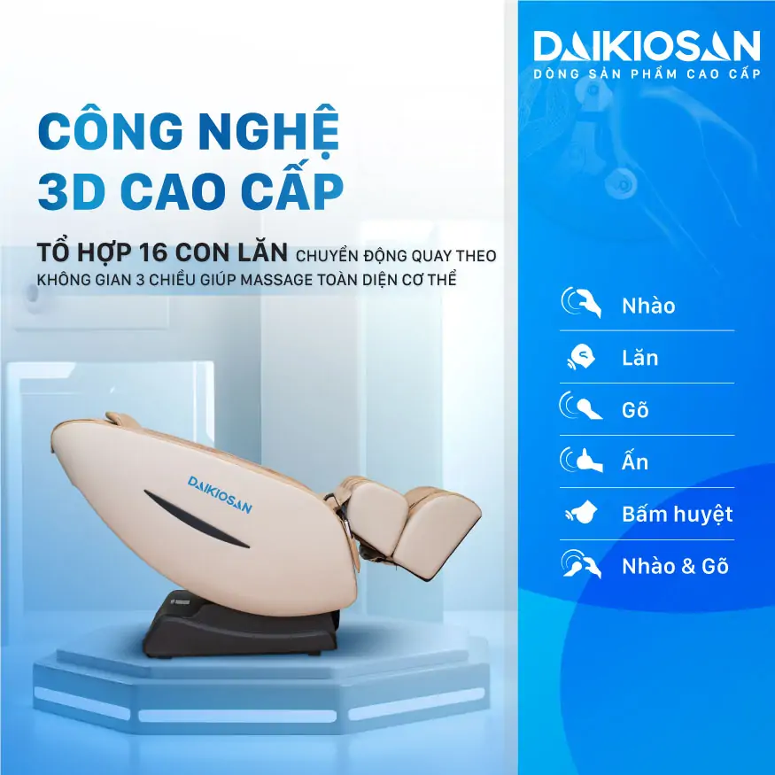 Ghế massage Daikiosan DKGM-10001 7
