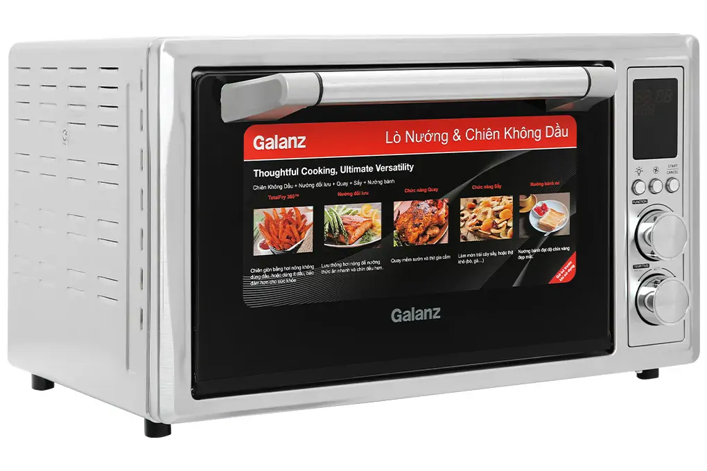 Lò nướng kết hợp chiên không dầu Galanz KF1830ELQ-H12U 30 lít (Sản phẩm trưng bày)