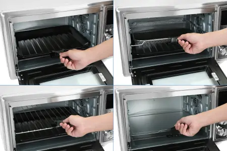 Lò nướng kết hợp chiên không dầu Galanz KF1830ELQ-H12U 30 lít 6