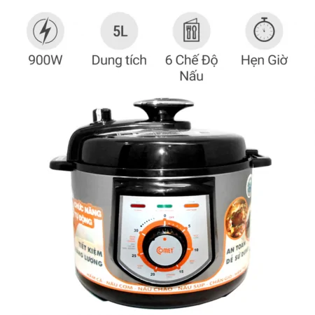 Nồi áp suất điện Comet CM6150 5 lít 0