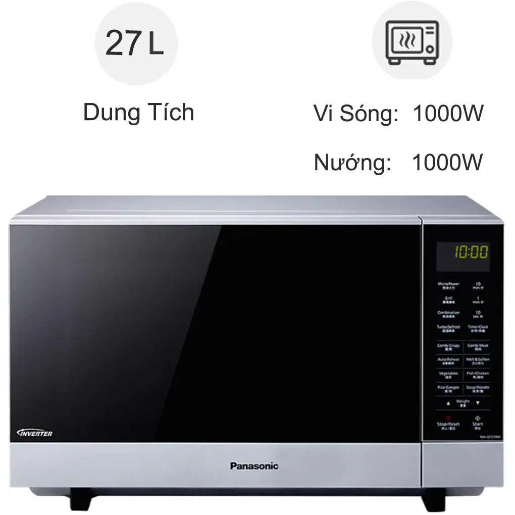Lò vi sóng Panasonic NN-GF574MYUE 27 lít