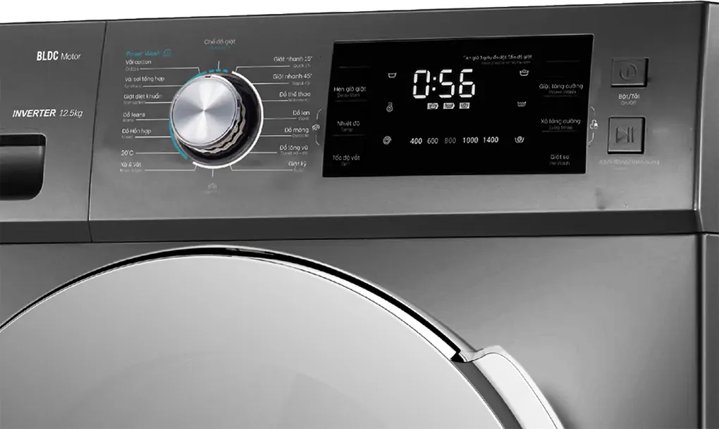 Máy Giặt Casper Inverter 12.5 Kg WF-125I140BGB 2