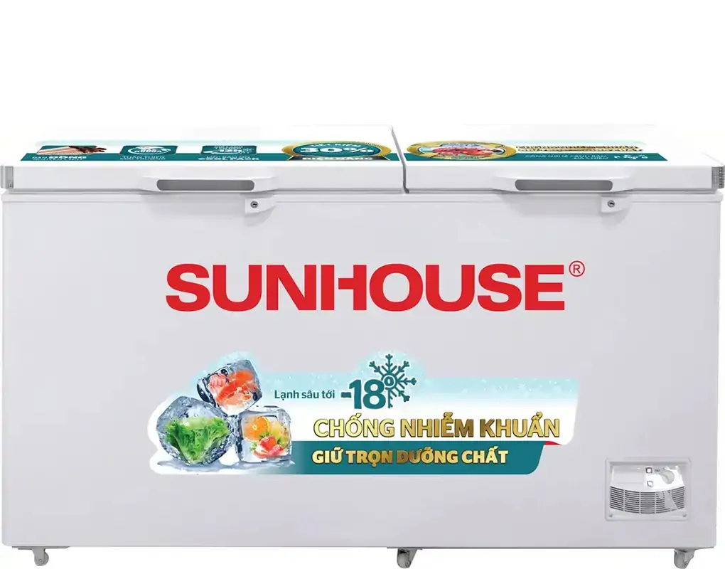 Tủ Đông Mát Sunhouse 490 Lít SHR-F2572W2 (Sản phẩm trưng bày)