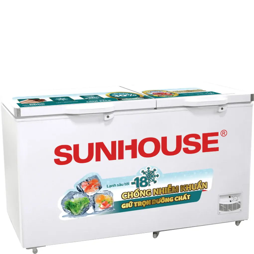 Tủ Đông Mát Sunhouse 490 Lít SHR-F2572W2 (Sản phẩm trưng bày)
