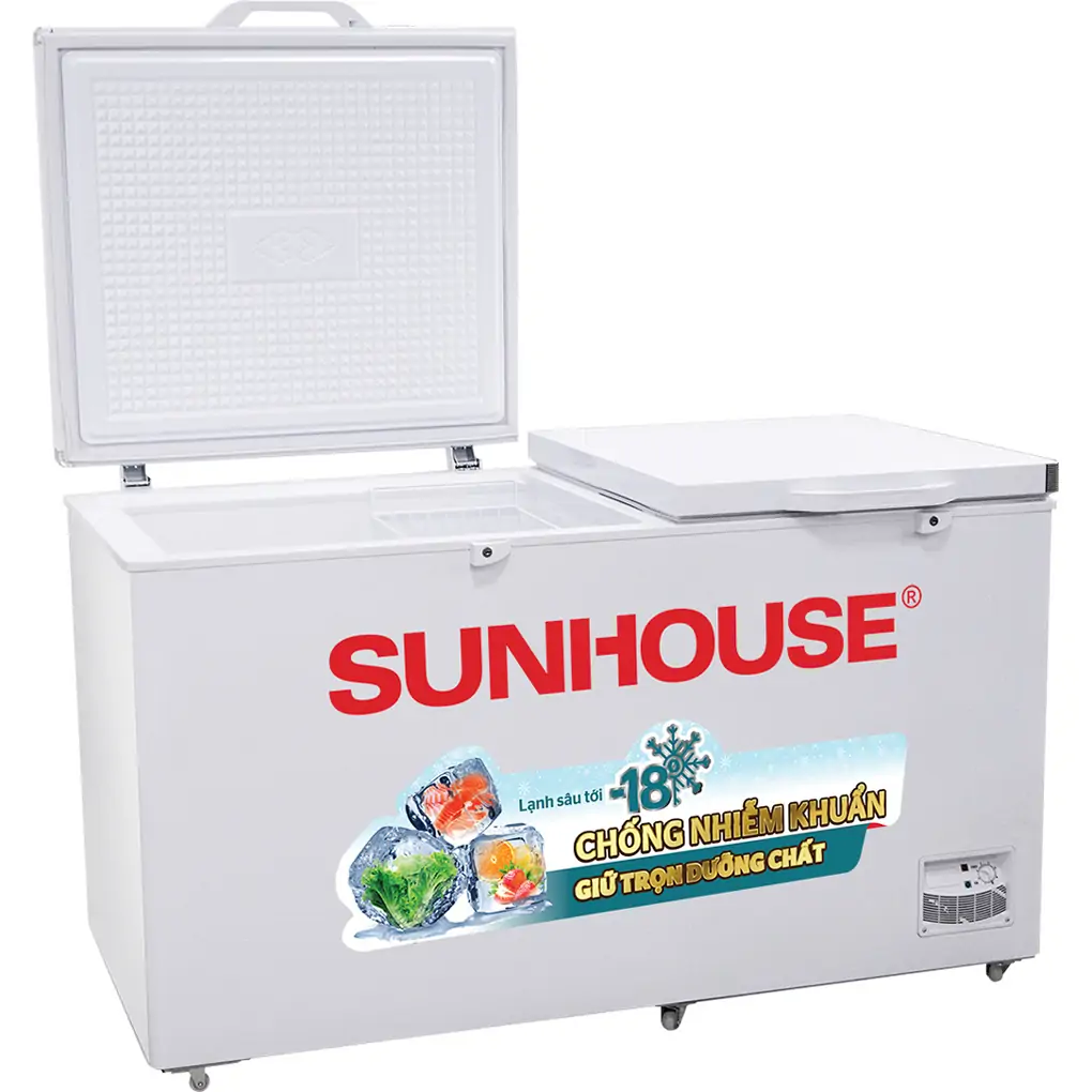 Tủ Đông Mát Sunhouse 490 Lít SHR-F2572W2 (Sản phẩm trưng bày)