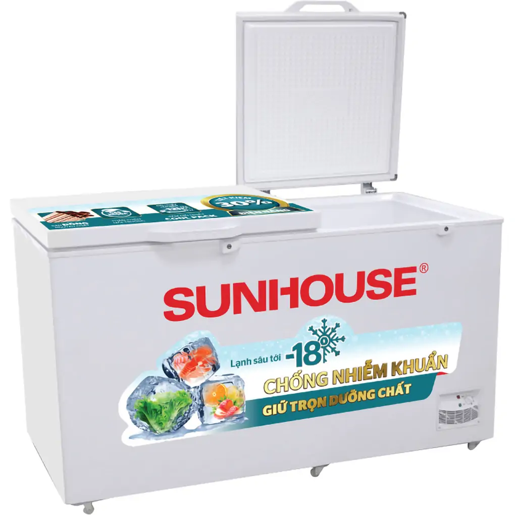 Tủ Đông Mát Sunhouse 490 Lít SHR-F2572W2 (Sản phẩm trưng bày)
