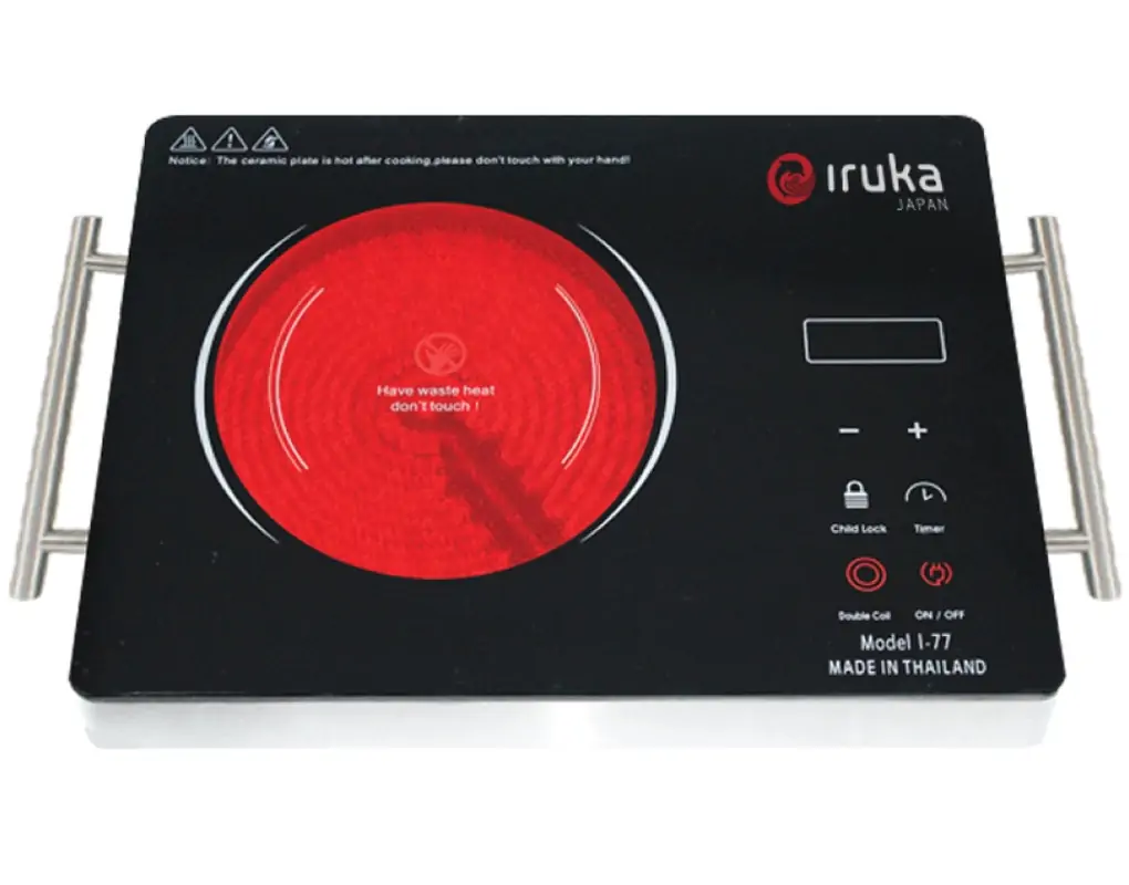 Bếp hồng ngoại đơn IRUKA I-77 2200W 0