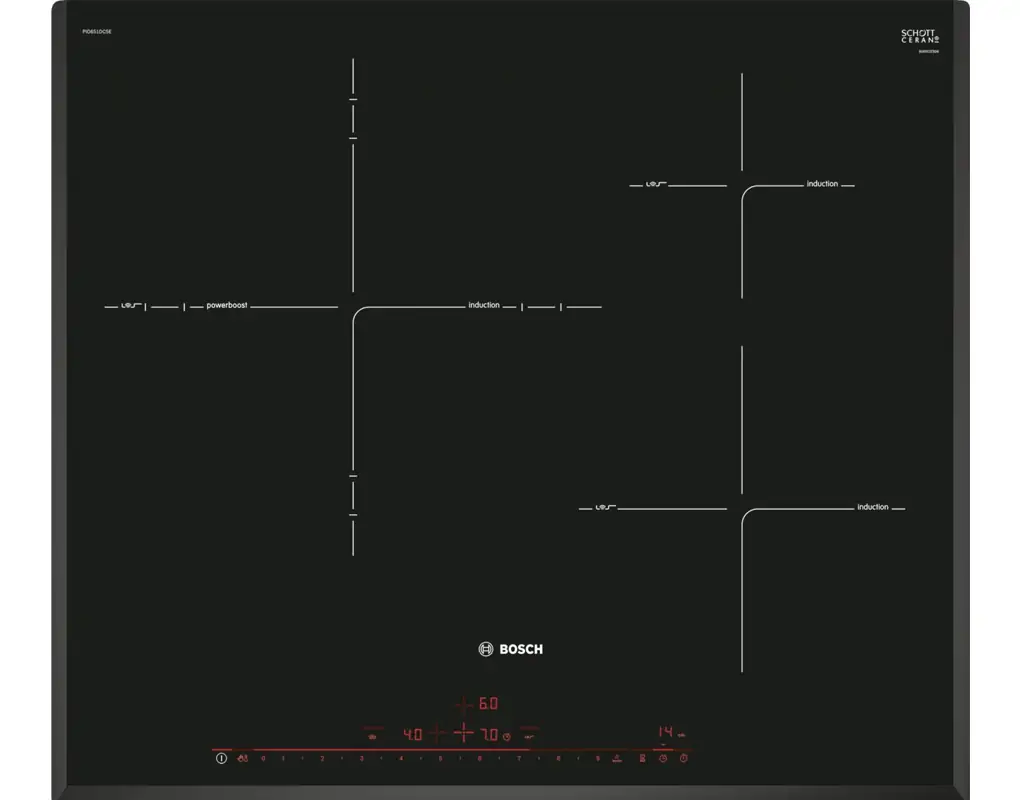 Bếp từ 3 vùng nấu Bosch PID651DC5E 7400W - Tây Ban Nha