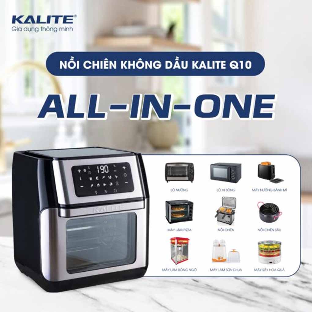 Nồi chiên không dầu Kalite Q10 10