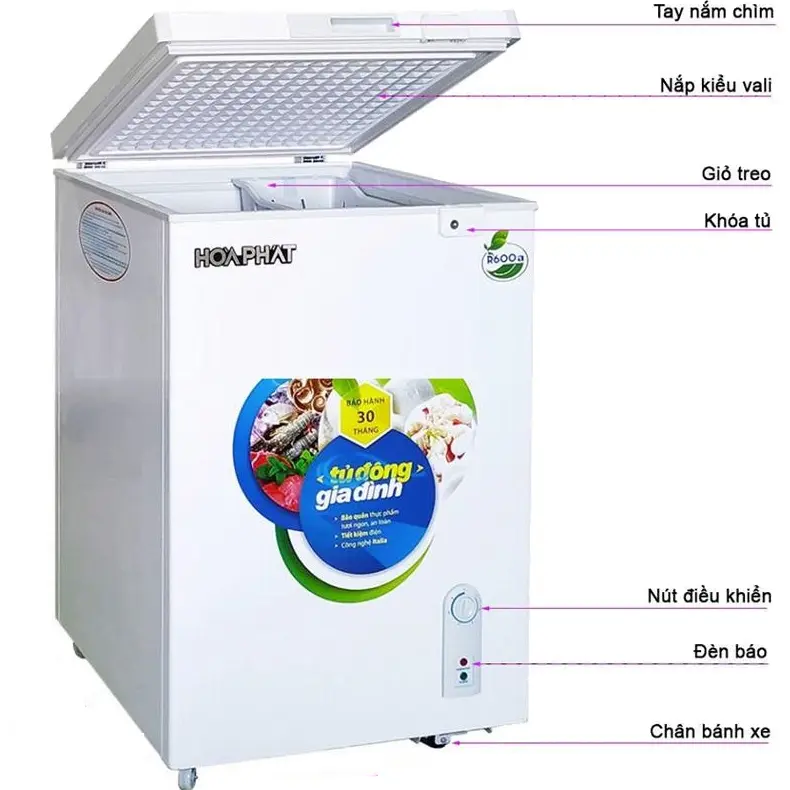 Tủ Đông Hòa Phát 100 Lít HCF 106S1N 3