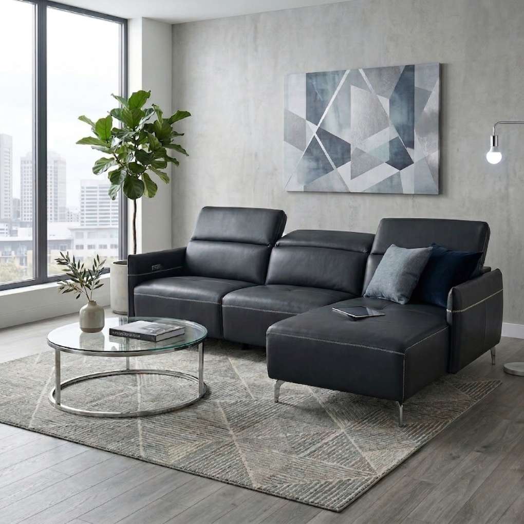 Sofa L (G&oacute;c Tr&aacute;i) Pavia FE02-6Y-LT-1I