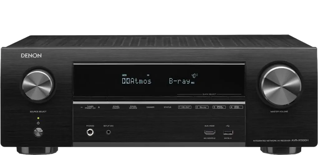 Amply Denon AVR-X1500HBKE2