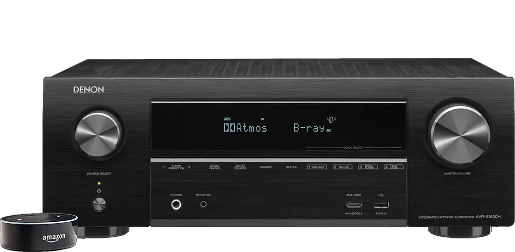 Amply Denon AVR-X1500HBKE2 0