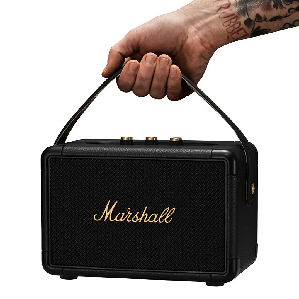 Loa Bluetooth Marshall KILBURN+M335:M370 II Black&Brass 6