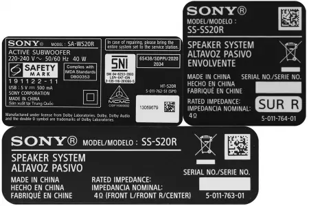 Loa thanh Sony Soundbar HT-S20R//Z SP1 8
