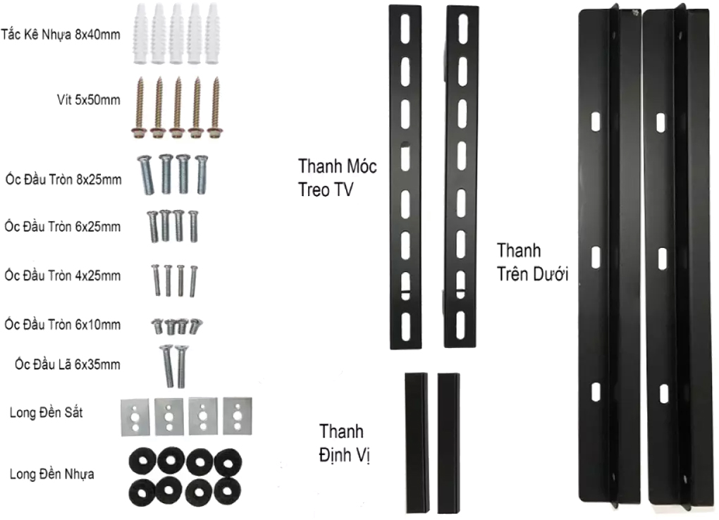 Khung treo Tivi cố định Cảnh Phong C43T từ 19-43 inch 3