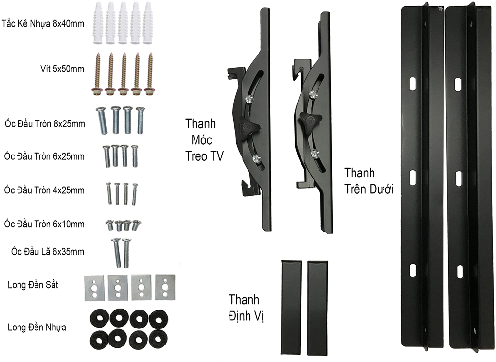 Khung treo Tivi nghiêng Cảnh Phong C43N từ 19-43 inch 3