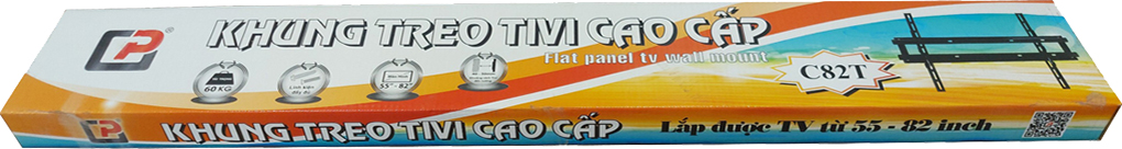 Khung treo Tivi nghiêng Cảnh Phong C82N từ 55-82 inch
