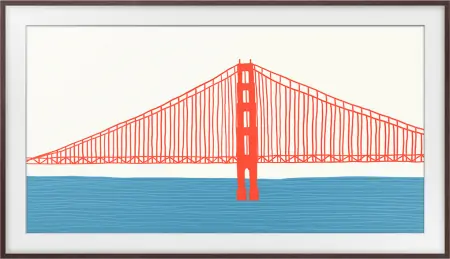 Khung Tranh Samsung Tivi 55 Inch VG-SCFA55BWBRU 3