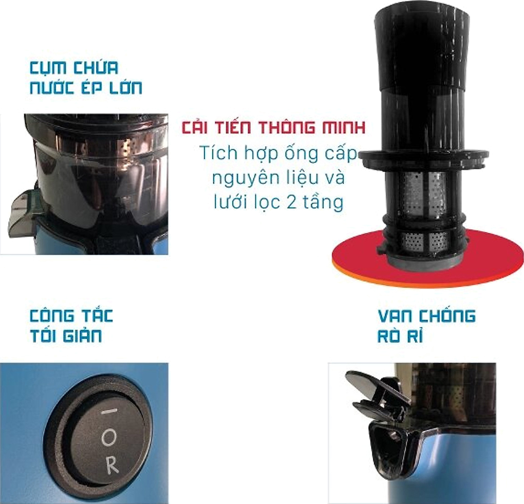 Máy ép chậm Magic ECO AC-138