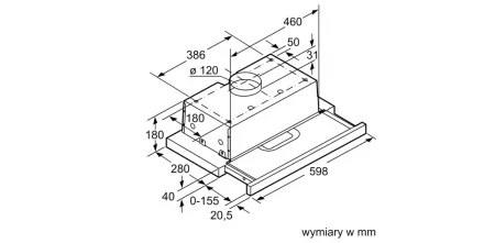 Máy hút mùi Bosch DFT63AC50 4
