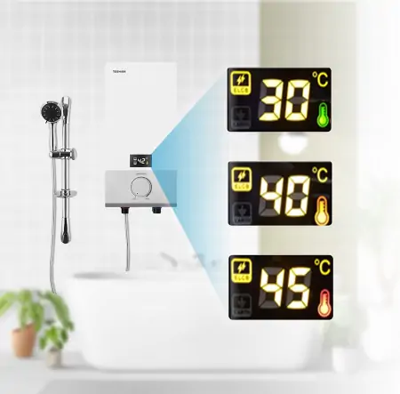 Máy Nước Nóng Trực Tiếp Toshiba TWH-45ESNVN(W) 4500W 0