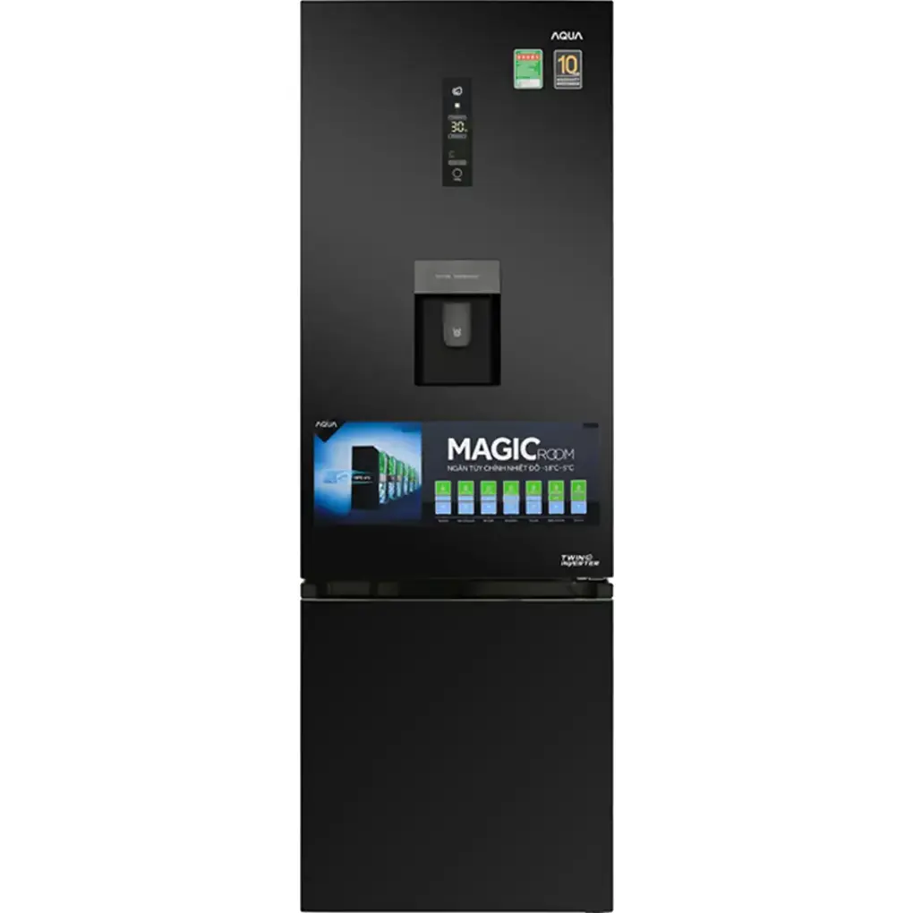 Tủ Lạnh Aqua Inverter 350 Lít AQR-IW378EB(BS)