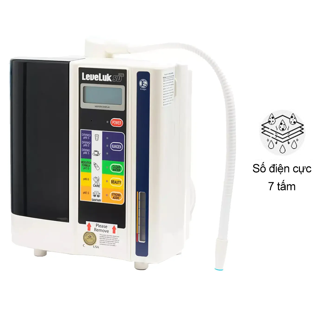 M&aacute;y lọc nước điện giải ion kiềm LeveLuk SD501